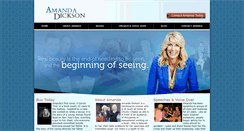 Desktop Screenshot of amandadickson.com